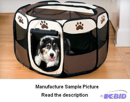 lot 90 image: Pet Store Portable Pet Play Pen - Strong yet ...