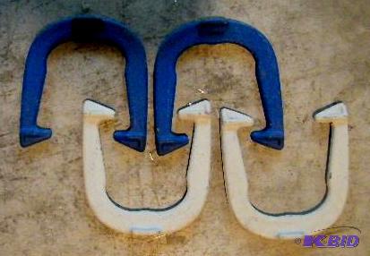 lot 94 image: Set of Horseshoes - St Pierre, Worcester, Mas...
