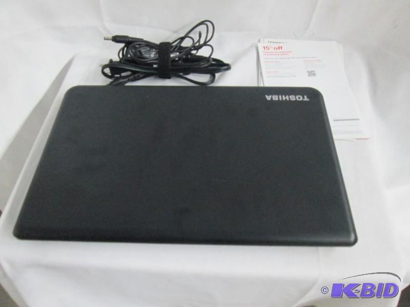 lot 1 image: Toshiba Satellite 15.6 4GB Windows 8.1 Laptop