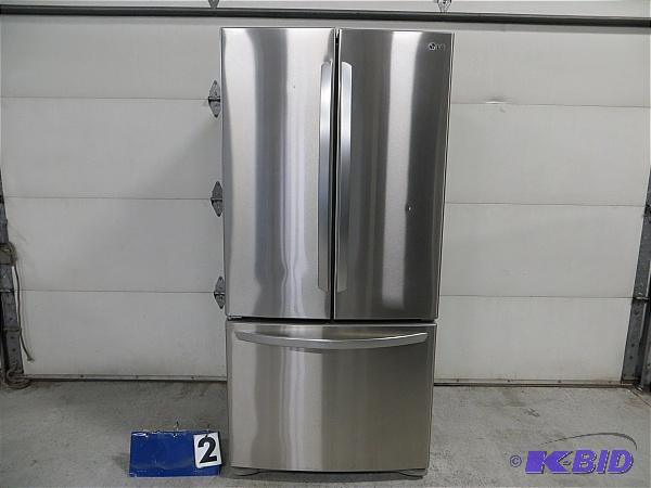 lot 2 image: LG LFC25765ST Stainless Steel &nbsp24.9 cu. ...