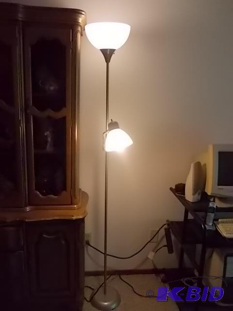lot 16 image: 6 Double Light Floor Lamp...
