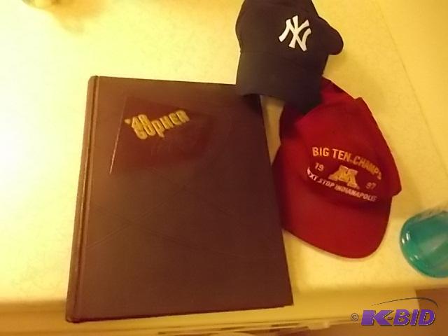 lot 64 image: 1948 MN Gopher Year Book, 2-Caps...