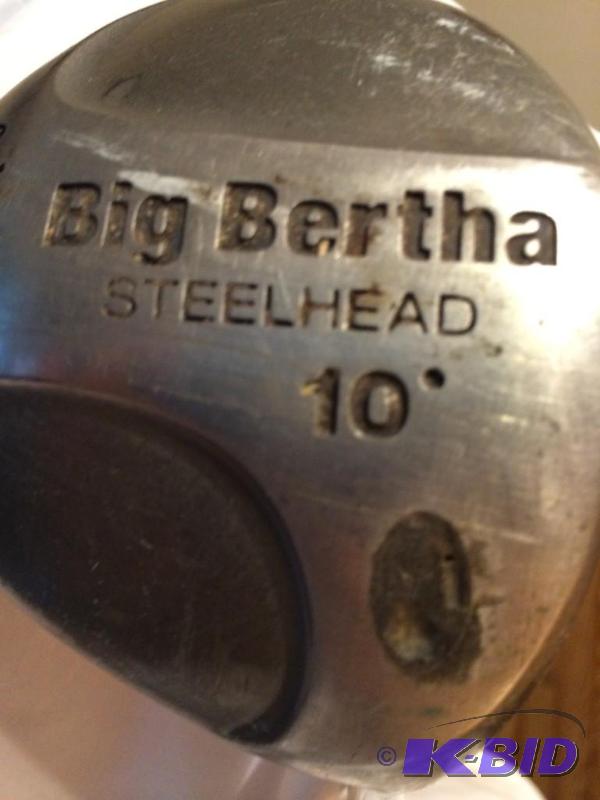 Big Bertha Steelhead. 10 Callaway  golf.   Memphis 10.    98