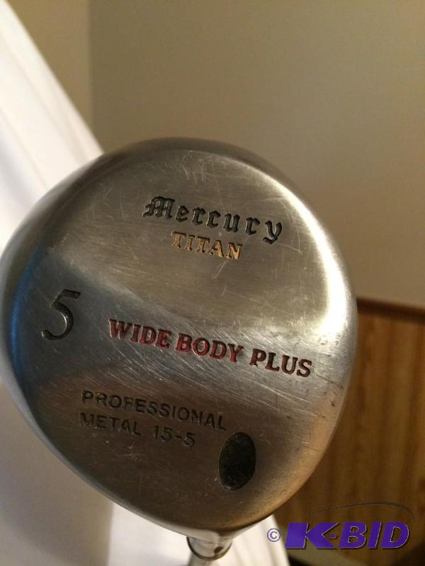 Mercury Titan 5 wide body  plus high I pact E 1 -70 true temper