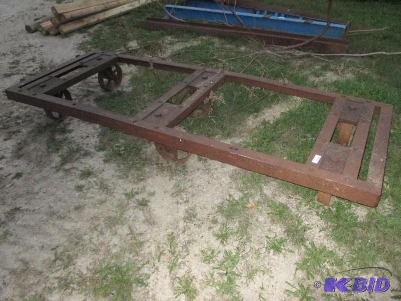 Heavy duty cart, 6&quot steel casters...