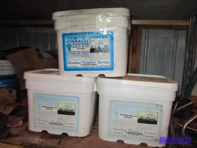 2 containers of new powder car wash soap, old...