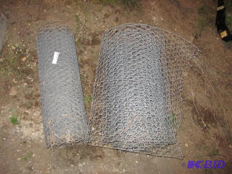 2 rolls of chicken wire...