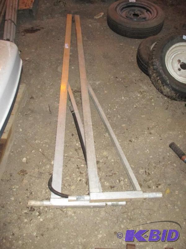 2 aluminum carwash booms...