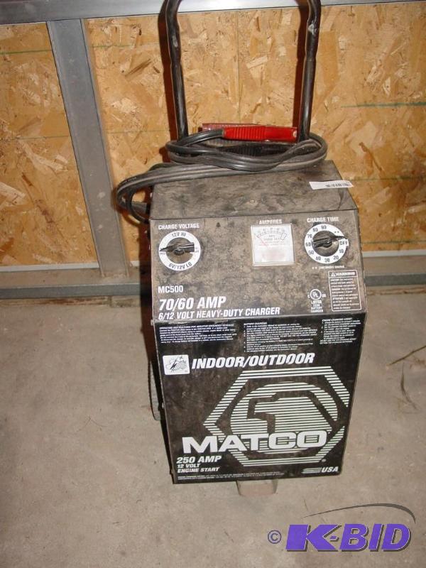 Matco battery charger... | Fall Cleanup Auction | K-BID