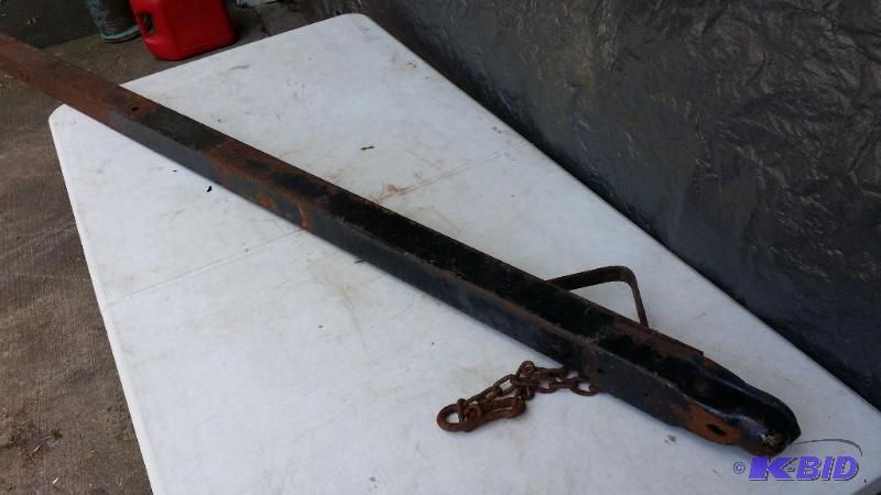lot 13 image: Trailer tongue measures 7 ft 3" long...
