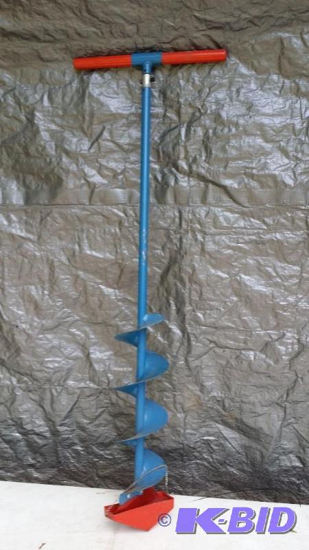 lot 14 image: 6" hole manual ice auger...