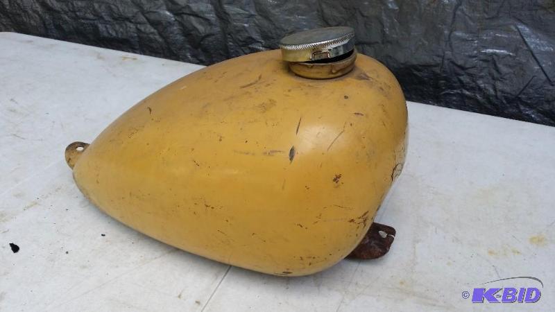 lot 15 image: Motorcycle gas tank measures 15" long. N...