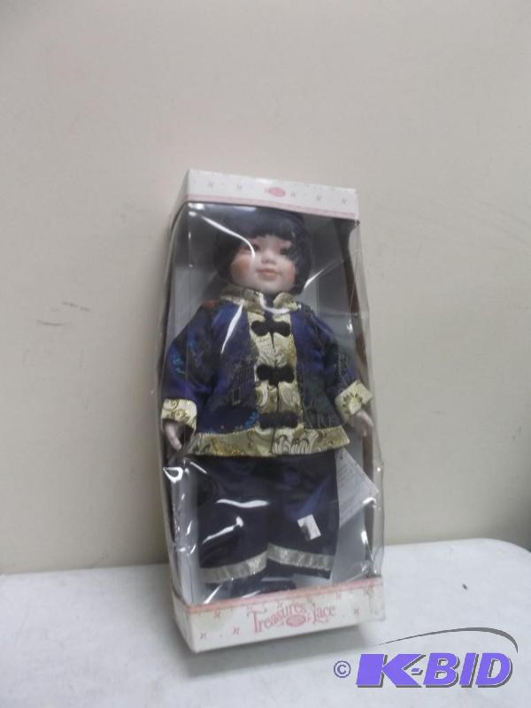 lot 103 image: Porcelain &nbspDoll - Box Has Some Wear...