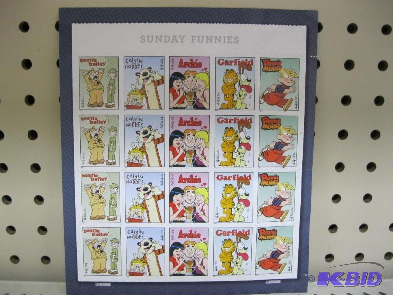 lot 128 image: Lot Of Sunday Funnies Stamps...