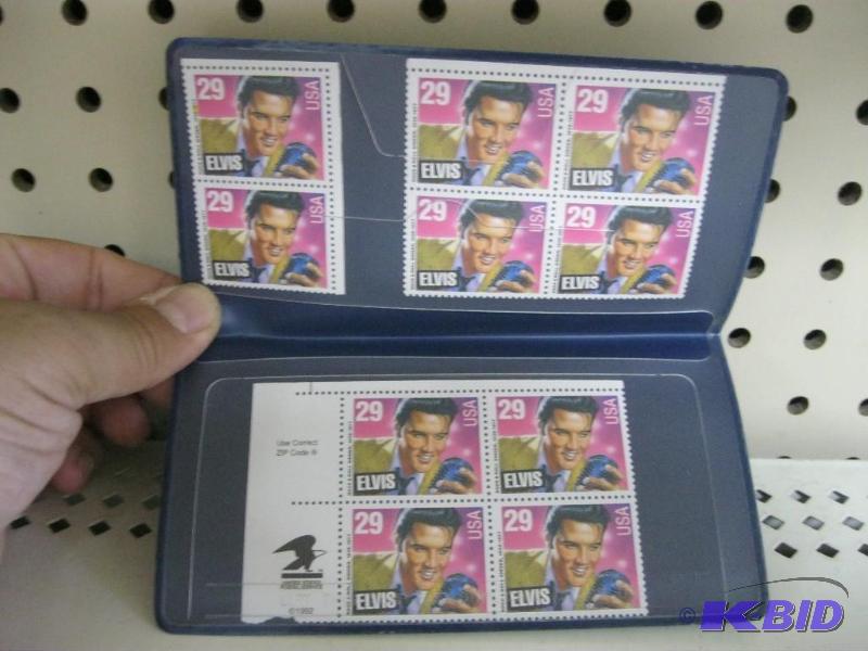 lot 130 image: Lot Of Elvis Stamps...