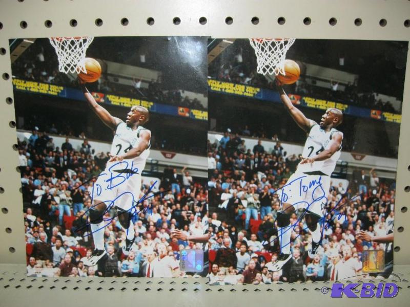 lot 133 image: Pair Of Signed Bobby Jackson Pictures - To Bo...