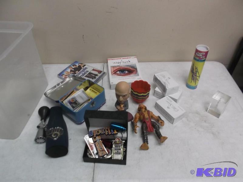 lot 145 image: Lot Of Random Items, DVDs, DR Evil...
