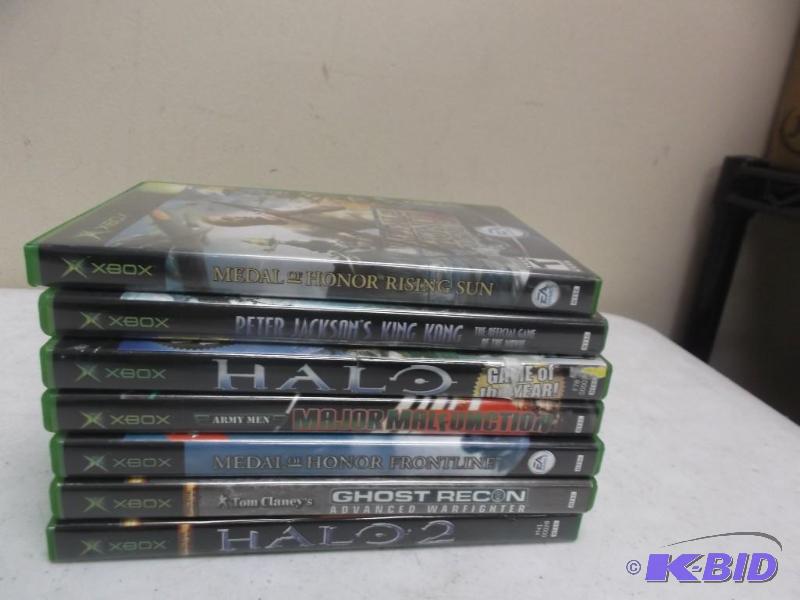 lot 148 image: Lot Of XBOX Video Games, Some Are Scratched...