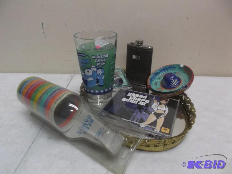 lot 149 image: Lot oF Random items, Beer Bands, Family Guy D...