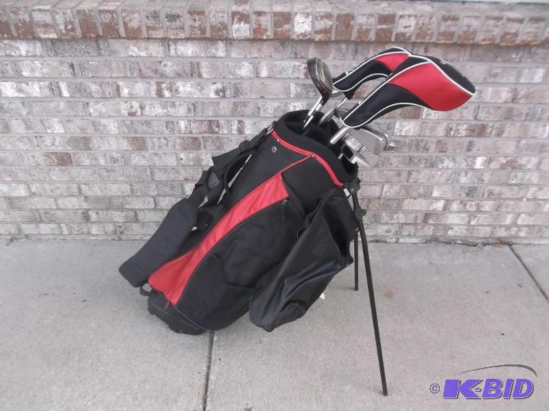 lot 15 image: Set Of Titech Golf Clubs, Some Wear - Junior ...