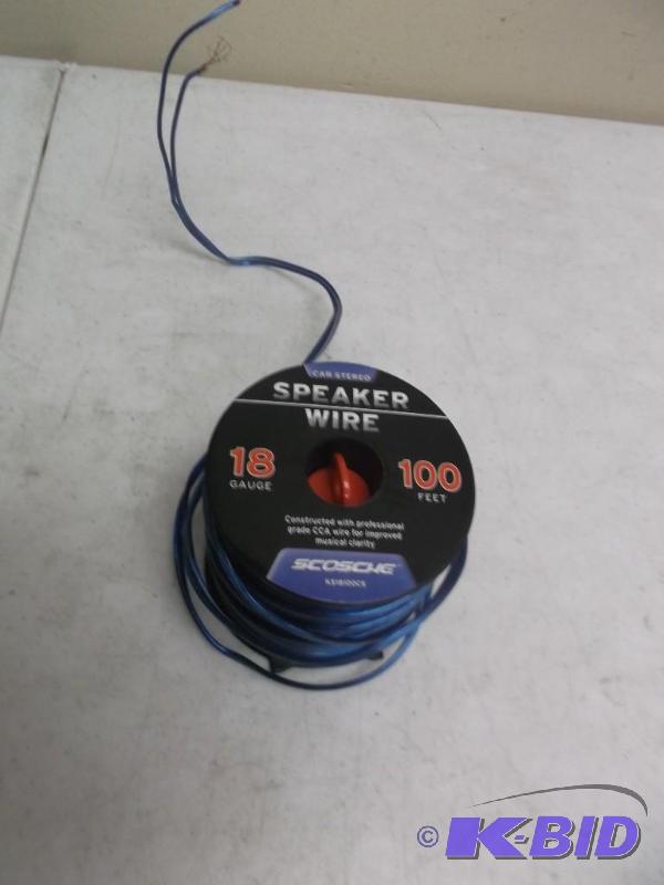 lot 158 image: Spool Of Speaker Wire...