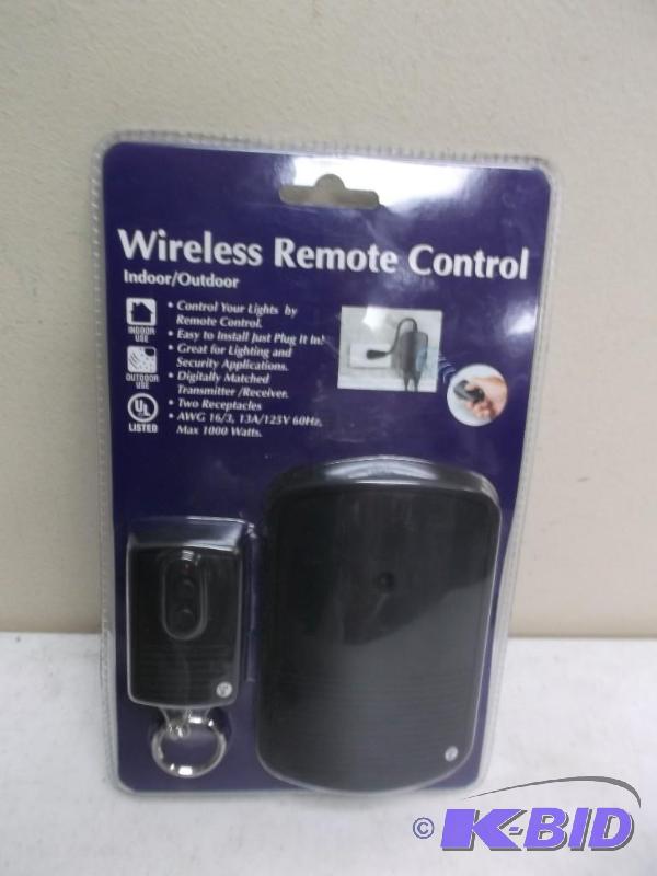 lot 161 image: New Sealed Wireless Remote Control...