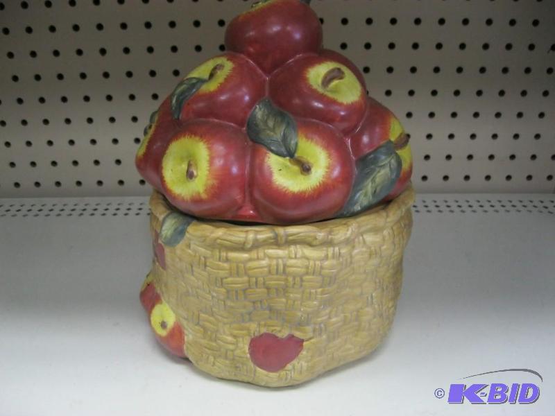 lot 170 image: Apple Basket Cookie Jar...