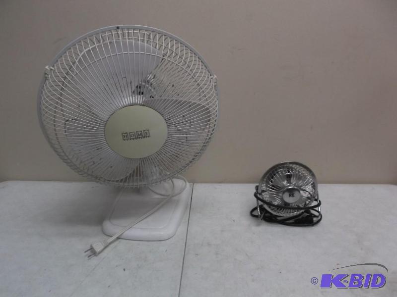 lot 174 image: Pair Of Fans, Both Work...