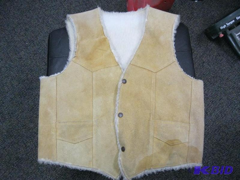 lot 184 image: Wool Vest, Has A Slight Stain...