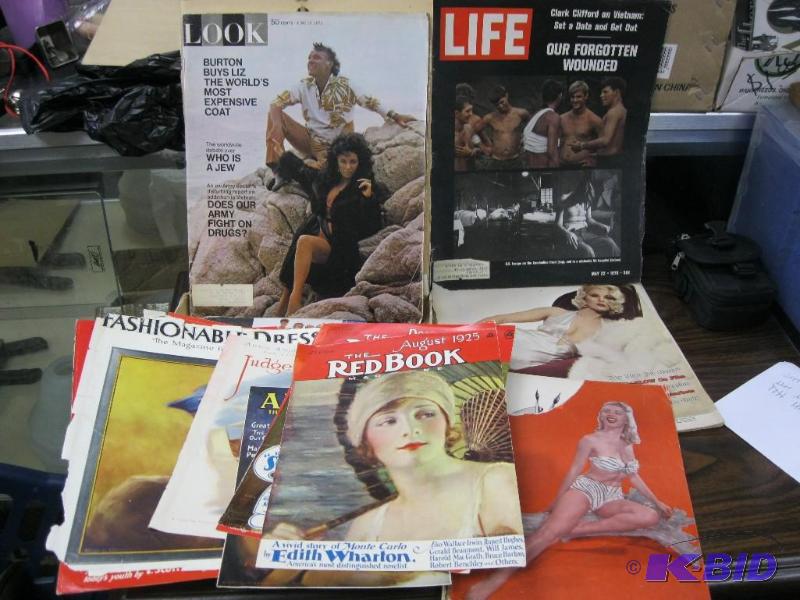 lot 187 image: Lot Of Vintage Magazines, Some Are Loose Life...