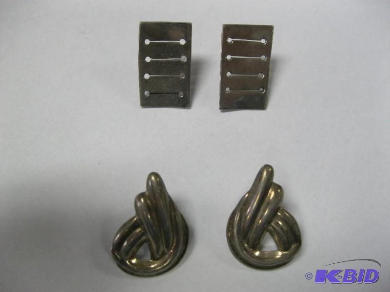 lot 204 image: Two Pair of Earrings...