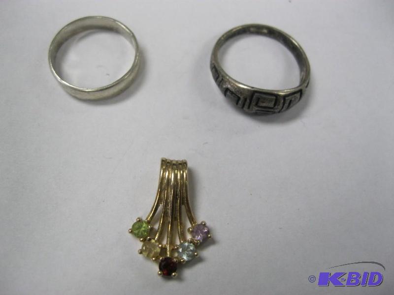lot 209 image: Lot of Jewelry - Two rings...