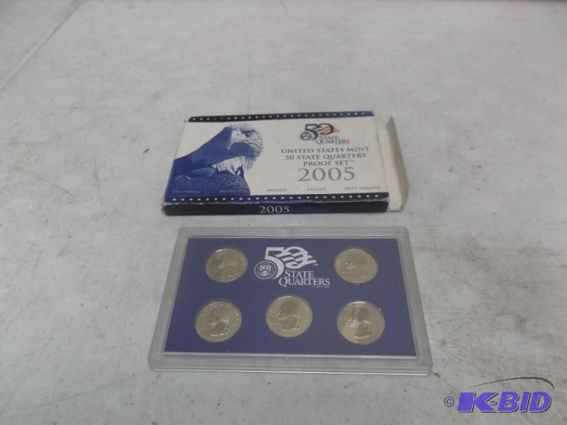 lot 32 image: 2005 State Quarter Mint Proof Set - Minnesota...