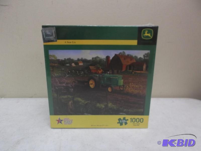 lot 33 image: New, Sealed, 1000 Piece John Deere Puzzle Set...