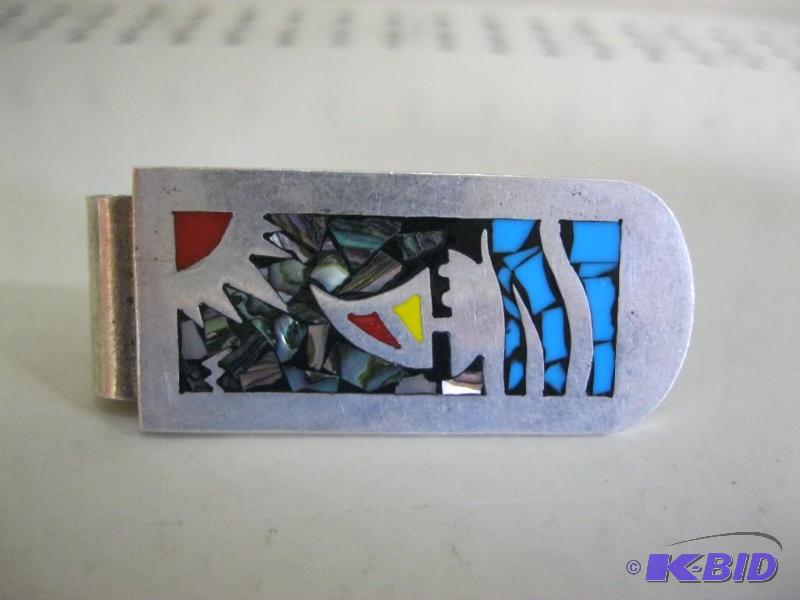 lot 48 image: Silver Money Clip...