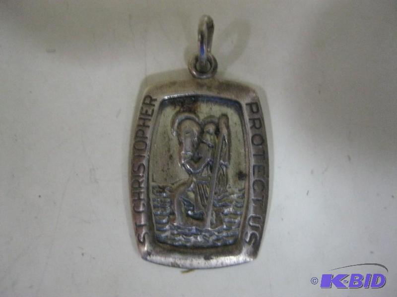 lot 60 image: Sterling&nbspSt Christopher...