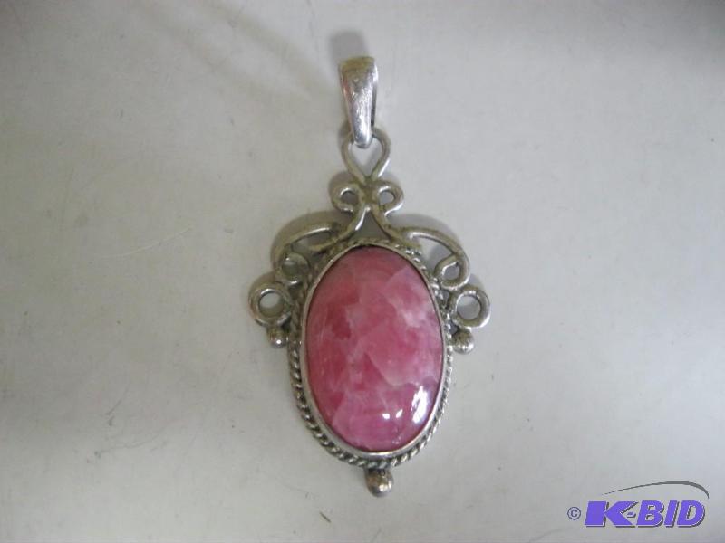 lot 61 image: Pink Pendant Charm...