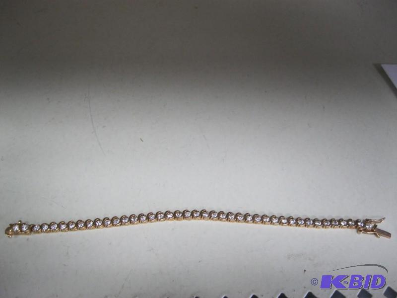 lot 74 image: Tennis Bracelet Jewelry...