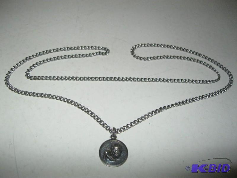 lot 84 image: Necklace And Silver Pendant...