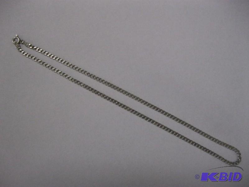 lot 87 image: Silver Tone Chain Necklace...
