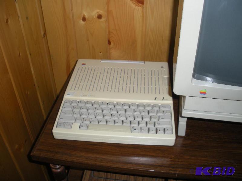lot 007 image: Apple IIC Computer with Joy Stick, Color Monitor, Printer and Software