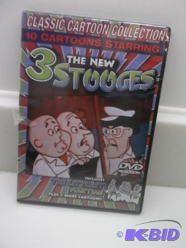 lot 111 image: 3 Stooges Cartoon - DVD Movie, Comes Wit...