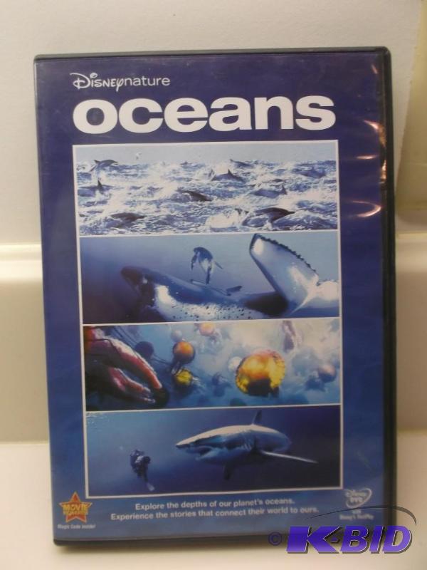 lot 43 image: Disney Oceans - DVD Movie, Comes With Ca...