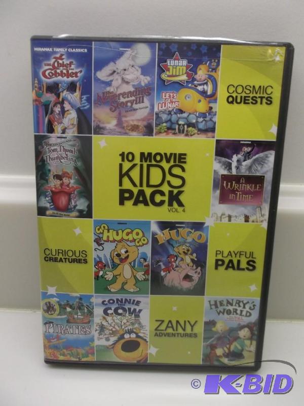 lot 48 image: Kids Movie 10 &nbspPack - DVD Movie, Co...