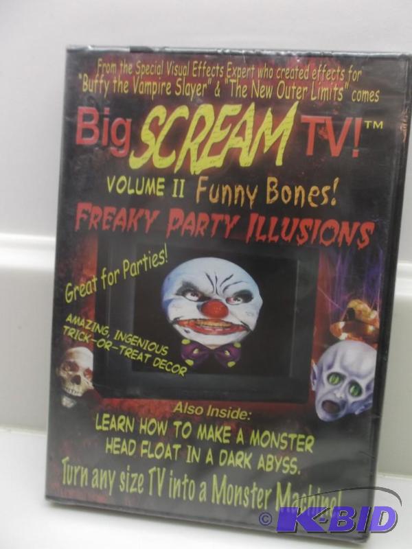 lot 66 image: Big Scream TV - DVD Movie, Comes With Ca...