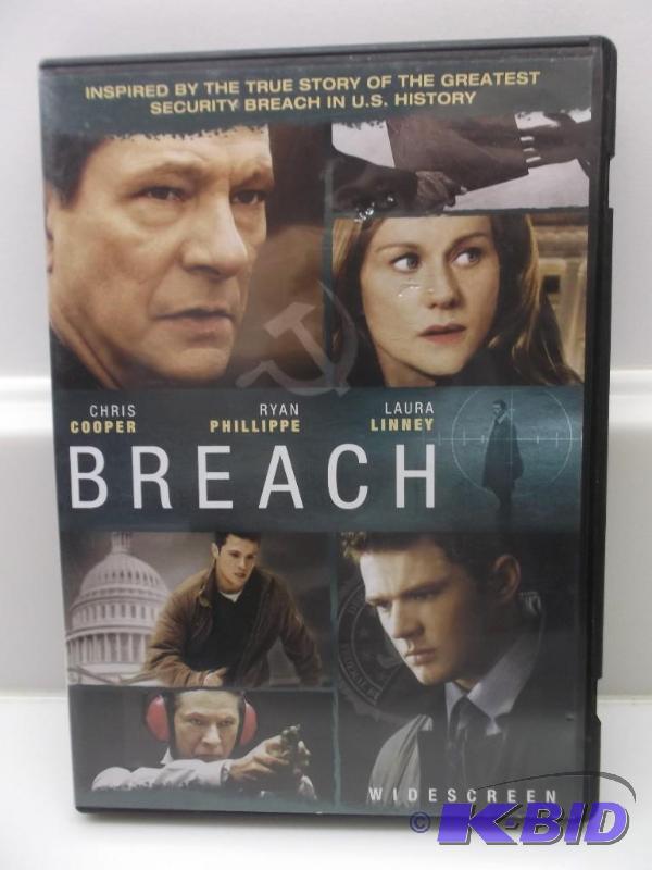 lot 70 image: Breach - DVD Movie, Comes With Case And ...