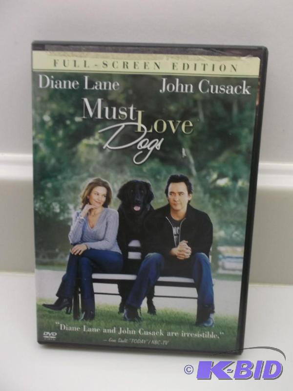 lot 91 image: Must Love Dogs - DVD Movie, Comes With C...