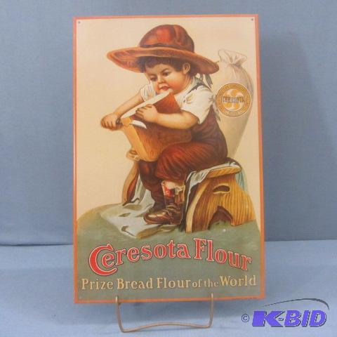 Cerasota Flour Tin Sign