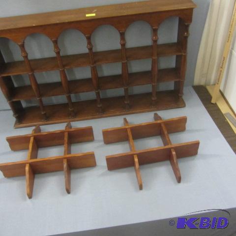 Wood Display Shelves