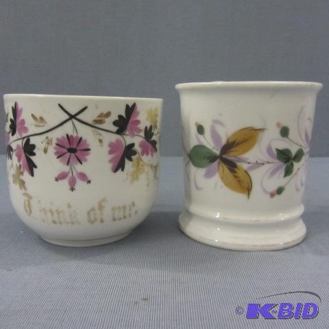 Antique Shave Mugs